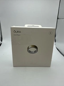 OURA Ring Gen 4 - GOLD - Size 6 - Complete In Box - Moderate Wear -Ships Fast - Picture 1 of 7