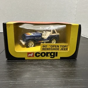 Vintage CORGI TOYS OPEN TOP RENEGADE JEEP 447 New - Picture 1 of 5