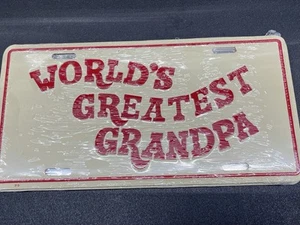 Weltgrößter Opa Booster Nummernschild Großvater Großeltern - Bild 1 von 1