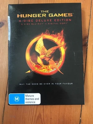 The Hunger Games 4-Disc Deluxe Edition Not Factory Sealed Blu-Ray - Image 1 of 3
