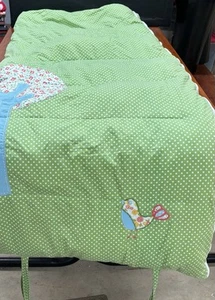 Pottery Barn Kids Plush Sleeping Bag Brooke Owl Green - Picture 1 of 9