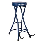 5Core Guitar Stool 3.15" Chair Foldable Music Seat w Foot Rest & Guitar Stand