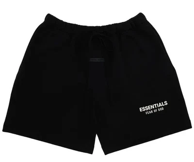Spring/Summer 2025 Fear of God Essentials Classic Sweatshort 'Jet Black' - Image 1 of 4