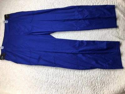 Dickies Pants Womens XL Electric Blue Straight Leg Pull On Scrub Workwear New - Image 1 of 4