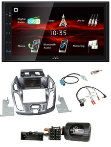 JVC USB Bluetooth Lenkrad DAB 2DIN Autoradio für Ford Transit Connect 2013-18 ne - Bild 1 von 11