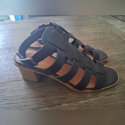 Lucky Brand Black Women's Sandals 9.5 Casual Strappy Dress up or Down Neutral - Image 1 of 4