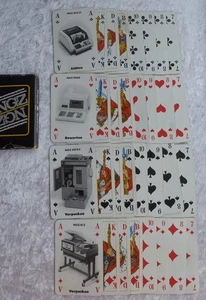 NGZ, Kartenspiel bespielt, Franz. Bild, komplett, Geldbearb., SELTEN, ca. 50 J. - Bild 1 von 6