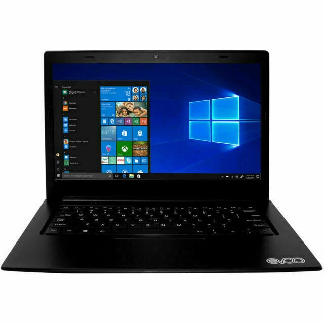 Evoo 12.5" (32GB, Intel Celeron, 1.10 GHz, 3GB) Laptop - Black - EV-C-125-3-BK - Image 1 of 1