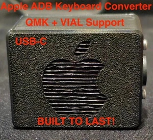 Apple ADB Vintage Clavier Remappable Soarers Convertisseur QMK VIAL USB-C - Photo 1/8