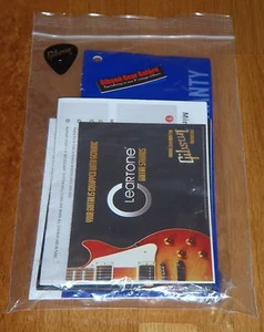 Custodia per chitarra Gibson Les Paul Candy parti chiave garanzia manuale di base min-ETune T - Foto 1 di 12