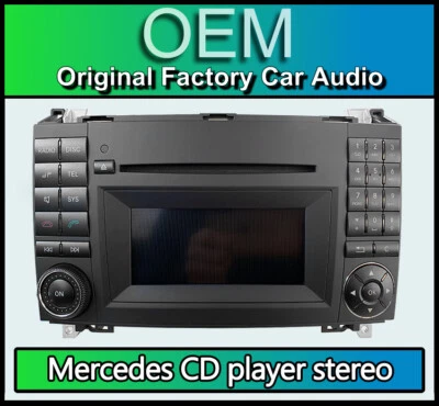 Mercedes Sprinter Radio Estéreo Bluetooth Reproductor De CD, MF2830 A1699002000 - Imagen 1 de 4