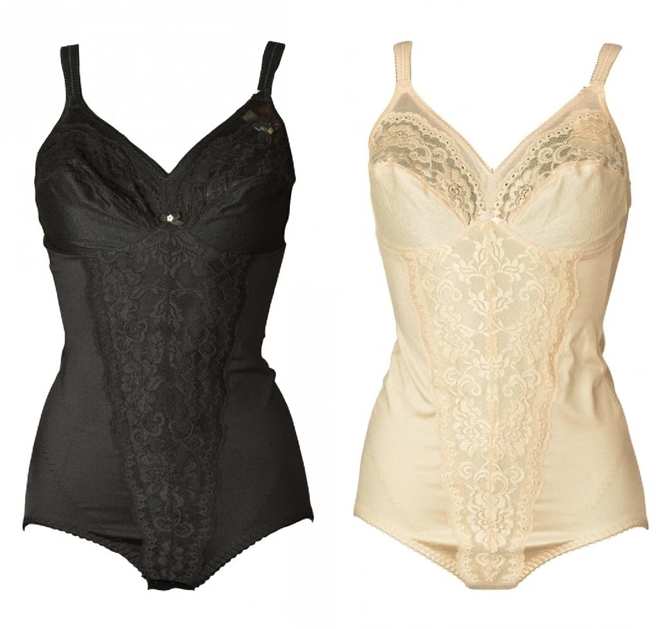TRIUMPH body shaper with preformed underwired bra, adjustable straps and lace in — 第 1/1 张图片