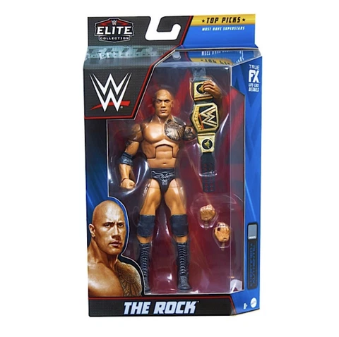 The Rock WWE Mattel Elite Top Picks 2023 Series Wrestling Action Figure Cover