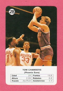 Tom Chambers Phoenix Suns 1988 Spanish NBA Basketball Card - Bild 1 von 1