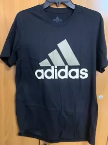 AdidasSZ 2Xl Men's Basic Bos Tee Sport T-Shirt Athletic Blk /green - Picture 1 of 2