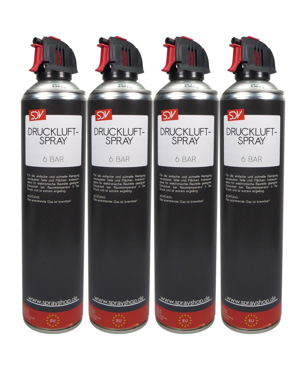 Druckluftspray 2x 400ml - Professionelle Reinigung Für Elektronik Und Mehr