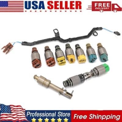For BMW 528i 535i 740i Transmission Valve Body Repair Solenoid Kit 1068298047 - Image 1 of 4