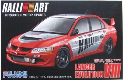 Fujimi ID148 MITSUBISHI Ralliart Lancer Evolution VIII Plastic Model Kit - Image 1 of 3