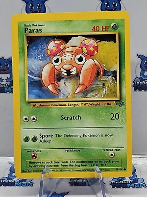 Paras Jungle Pokémon 59/64 LP  - Image 1 of 2