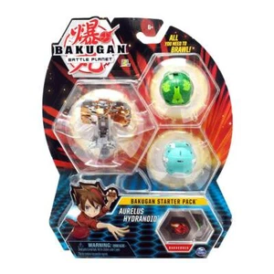 Spin Master BAKUGAN AURELUS HYDRANOID & CUBBO & FANGZOR Starter Pack 6+ NiB - Picture 1 of 9
