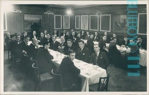 WW2 Navy Carrier HMS Emperor Post War Officers Reunion Dinner 9.5 x 6 inches - Picture 1 of 4
