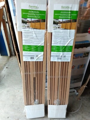 (2) Paneles de vinilo de ciprés Barrette para estar al aire libre de 4 pies x 6 pies Foto 1 de 3