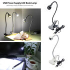 LED Desk Lamp Adjustable Light with Clamp Table Eye-Caring  