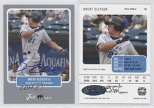 2004 Just Minors Just Prospects Silver Auto /200 Brent Clevlen #16 Auto