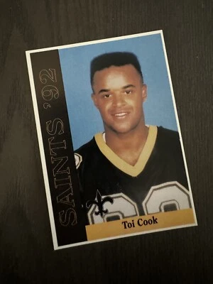 1992 TOI COOK New Orleans Saints McDag Team Issue Behavioral Health SGA RARE - Image 1 of 4