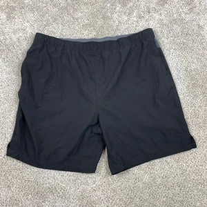 Speedo Swim Shorts Men's XXL Black Gray Lightweight Elastic Waist - Picture 1 of 8