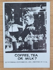 1961 Leaf Spook Stories #87 Coffee, Tea Or Milk?