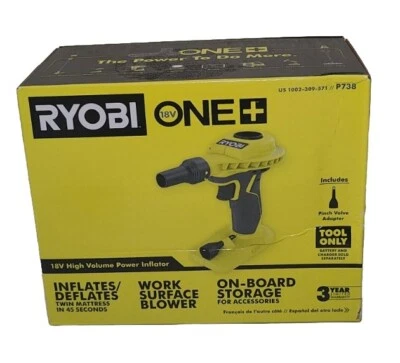 Soplador inflador eléctrico Ryobi P738 18V (solo herramienta) ¡NUEVO!!! Foto 1 de 3