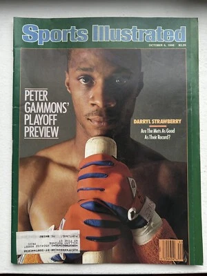 Sports Illustrated October 6, 1986 Darryl Strawberry NY Mets - Image 1 of 4