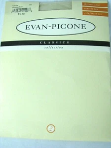 Evan Picone Classics Collection Sheer Pantyhose Vanilla Slim/Medium NOS - Picture 1 of 2