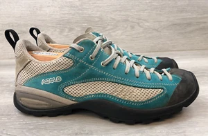Zapatilla deportiva para mujer Asolo Sunset 9 azul gamuza atlética al aire libre senderismo sendero zapatos - Imagen 1 de 9
