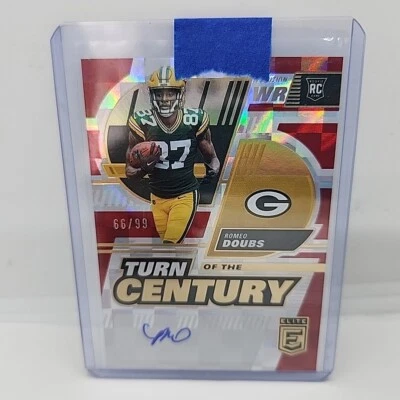 2022 Panini Donruss Elite Turn of the Century Red Romeo Doubs - Image 1 of 4