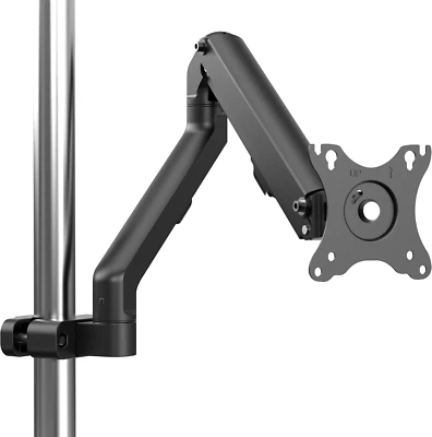 Height Adjustable Pole Mount Monitor Arm for 17"-27" Screens with Mechanical Spr - Image 1 of 4