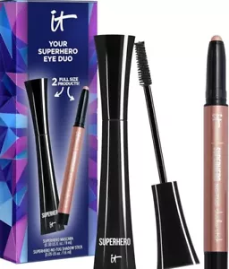 It Your Superhero Eye Duo Mascara & Shadow Stick 2pc Full Size Set NEW - Picture 1 of 1