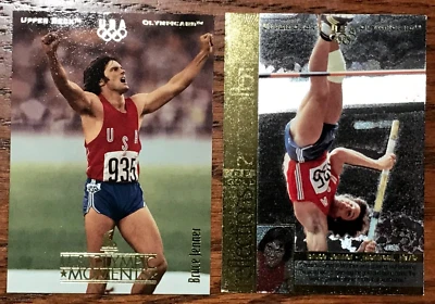 Tarjeta UD OLYMPICARD 1996 REFLEXIONES Y TARJETA BASE DE BRUCE CAITLYN JENNER-MAR088 Foto 1 de 2