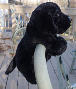 GANZ WEBKINZ Black Lab HM136 Puppy Dog Plush Toy Retired