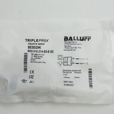 1pieces new BALLUFF BES 516-214-E5-E-S5 BES029K Inductive Standard Sensors - Image 1 of 2