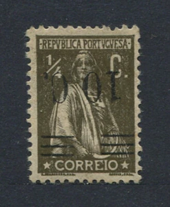 Portugal 1928 Ceres Af#453i ERROR: INVERTED SURCHARGE, MH FVF - Picture 1 of 1