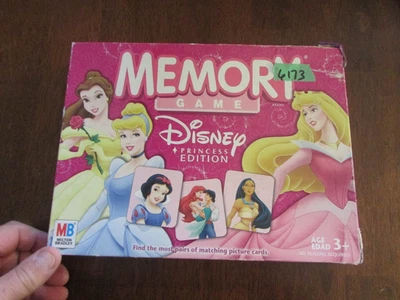 Disney Princess Memory Game by Milton Bradley –  not complete  / Box Wear read - Image 1 of 4