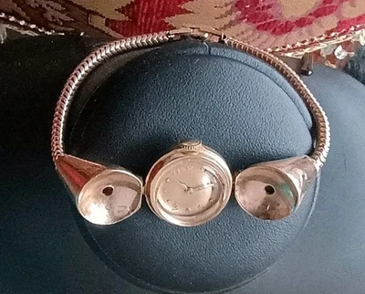 Vintage MCM Blancpain 14K Rose Gold Bracelet Watch ~ 20 Grams - Image 1 of 4