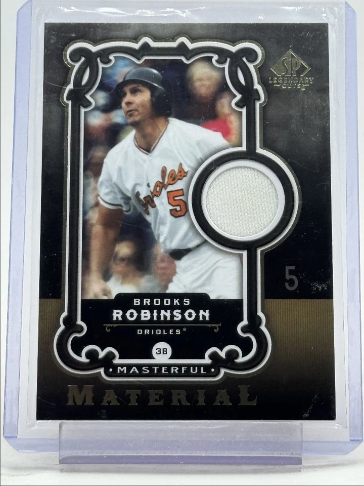 BROOKS ROBINSON 2007 UD SP LEGENDARY CUTS MASTERFUL PATCH Q5476 - Image 1 of 2
