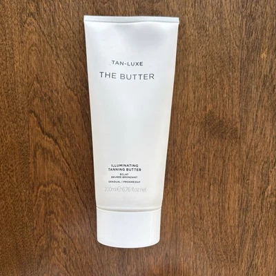 Mantequilla autobronceadora iluminadora Tan-Luxe The Butter bronceada gradual 6,76 oz. Nuevo Foto 1 de 3