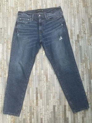 Abercrombie & Fitch Jeans W30 L30 * Distressed Skinny Slim Mid Wash Blue Cotton - Image 1 of 4