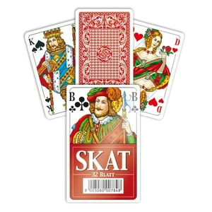 Modiano Skat Playing Cards Deck Games Hobbies Made In Italy Red 300783 - Picture 1 of 3