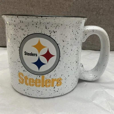 Caneca estilo fogueira cerâmica oficial NFL Pittsburgh Steelers presente fã - Imagem 1 de 4