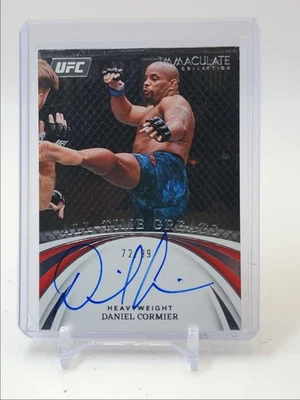 DANIEL CORMIER 2022 IMMACULATE UFC ALL-TIME GREATS #AT-DCM AUTO /99 Q5194 - Image 1 of 2